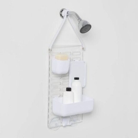 Adjustable Shower Caddy White - Room Essentials™ - Picture 2 of 2